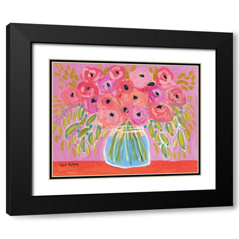 Afternoon Glow Black Modern Wood Framed Art Print with Double Matting by Roberts, Kait