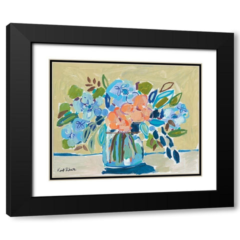 Butter You Up Black Modern Wood Framed Art Print with Double Matting by Roberts, Kait