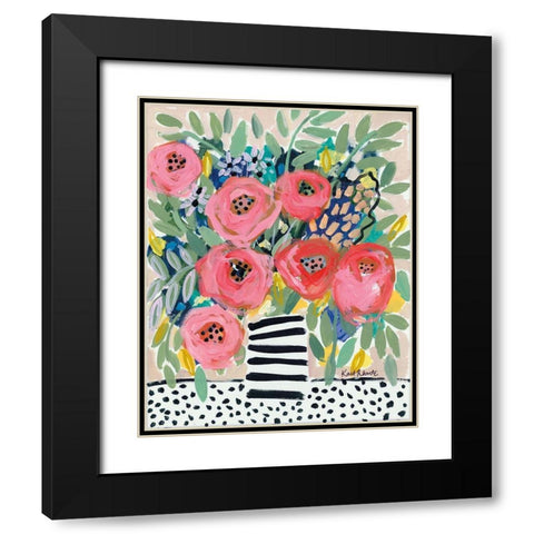 Welcome to the Party Black Modern Wood Framed Art Print with Double Matting by Roberts, Kait