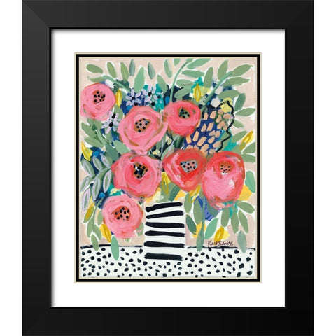 Welcome to the Party Black Modern Wood Framed Art Print with Double Matting by Roberts, Kait