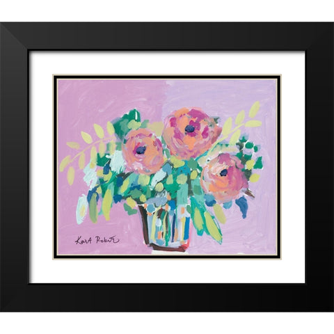 In Full Spring Black Modern Wood Framed Art Print with Double Matting by Roberts, Kait