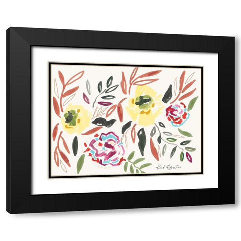 Lipstick and Lemon Black Modern Wood Framed Art Print with Double Matting by Roberts, Kait