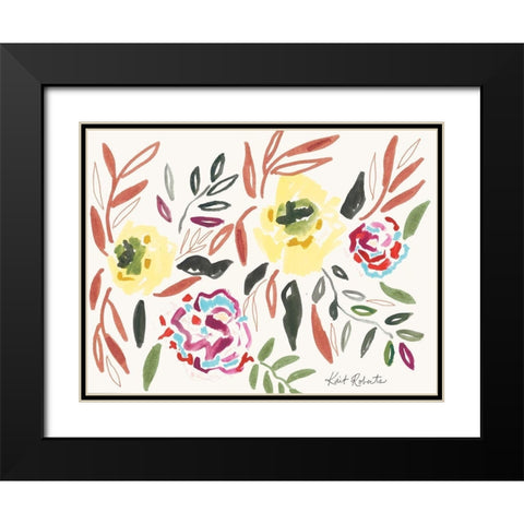 Lipstick and Lemon Black Modern Wood Framed Art Print with Double Matting by Roberts, Kait