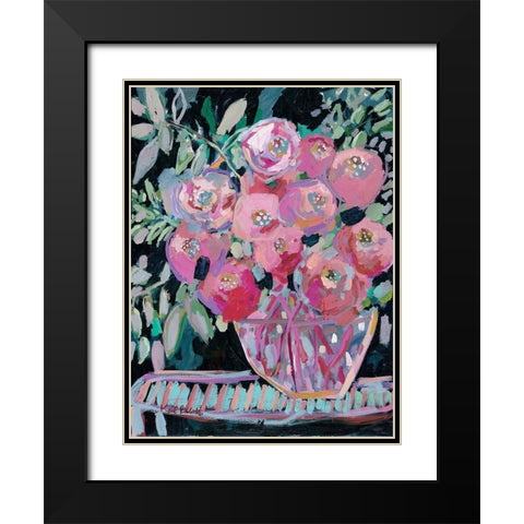 Entryway Bouquet    Black Modern Wood Framed Art Print with Double Matting by Roberts, Kait