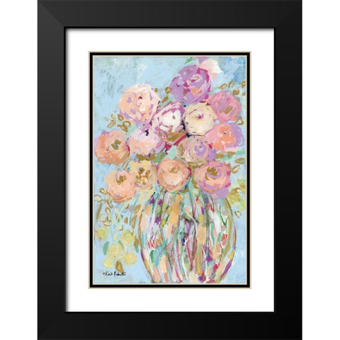After Everything, She Still Bloomed Black Modern Wood Framed Art Print with Double Matting by Roberts, Kait