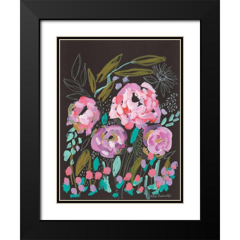 Faerie Garden Black Modern Wood Framed Art Print with Double Matting by Roberts, Kait