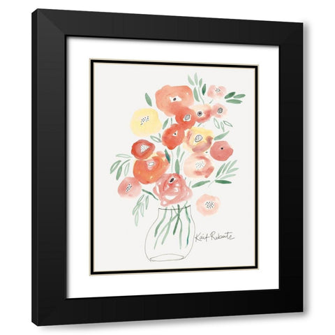 Garden Treasures    Black Modern Wood Framed Art Print with Double Matting by Roberts, Kait