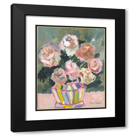 Flowers for Brenda Black Modern Wood Framed Art Print with Double Matting by Roberts, Kait
