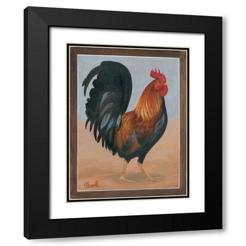The Prince Black Modern Wood Framed Art Print with Double Matting by Sherrill, Kate