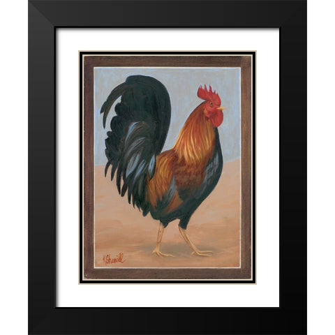 The Prince Black Modern Wood Framed Art Print with Double Matting by Sherrill, Kate