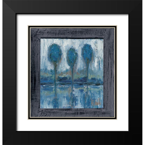 Let Your Roots Grow Deep Black Modern Wood Framed Art Print with Double Matting by Sherrill, Kate