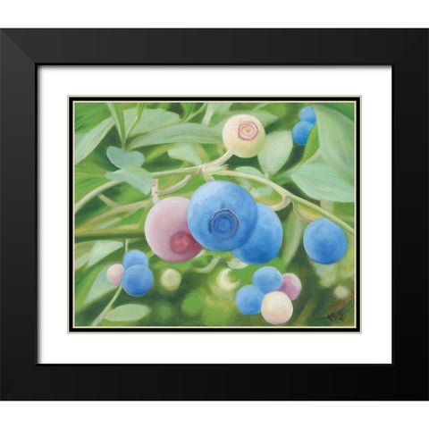 Summer Harvest Black Modern Wood Framed Art Print with Double Matting by Sherrill, Kate