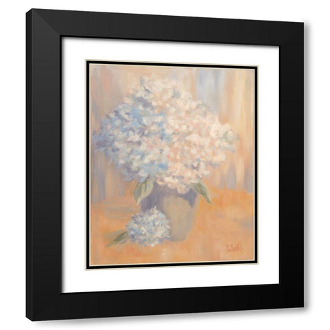 Hydrangeas in the Morning Light Black Modern Wood Framed Art Print with Double Matting by Sherrill, Kate