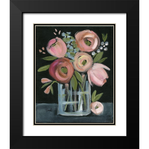 Bountiful Bouquet Black Modern Wood Framed Art Print with Double Matting by Sherrill, Kate