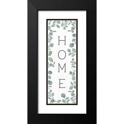 Home Eucalyptus II Black Modern Wood Framed Art Print with Double Matting by Sherrill, Kate