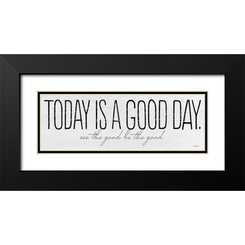 See the Good-Be the Good Black Modern Wood Framed Art Print with Double Matting by Sherrill, Kate