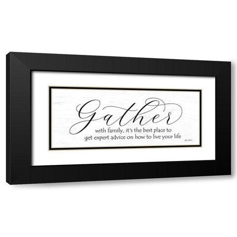 Expert Advice Black Modern Wood Framed Art Print with Double Matting by Deiter, Lori