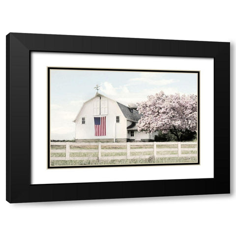 Brownsville Patriot Black Modern Wood Framed Art Print with Double Matting by Deiter, Lori