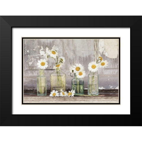 He Loves Me Black Modern Wood Framed Art Print with Double Matting by Deiter, Lori