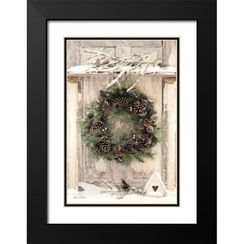 Feeding Station I   Black Modern Wood Framed Art Print with Double Matting by Deiter, Lori