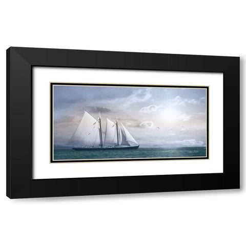 Adventure on the Seas Black Modern Wood Framed Art Print with Double Matting by Deiter, Lori