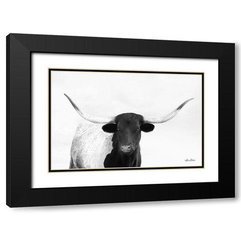 Get to the Point Black Modern Wood Framed Art Print with Double Matting by Deiter, Lori