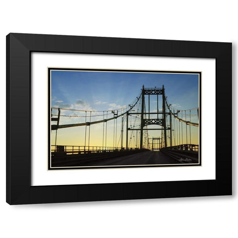 Farewell Black Modern Wood Framed Art Print with Double Matting by Deiter, Lori