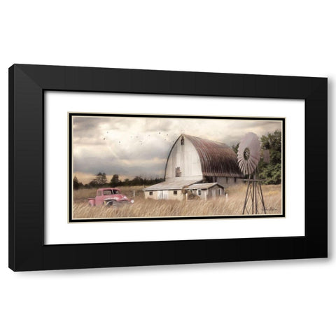 Henderson Bay Farm   Black Modern Wood Framed Art Print with Double Matting by Deiter, Lori