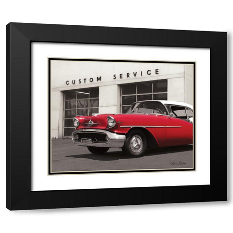 Custom Service Black Modern Wood Framed Art Print with Double Matting by Deiter, Lori
