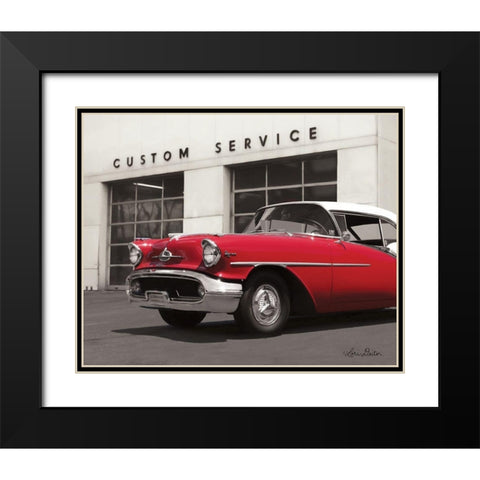 Custom Service Black Modern Wood Framed Art Print with Double Matting by Deiter, Lori