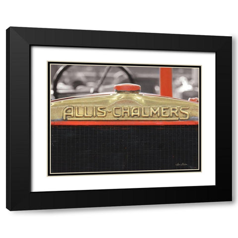 Allis-Chalmers Black Modern Wood Framed Art Print with Double Matting by Deiter, Lori