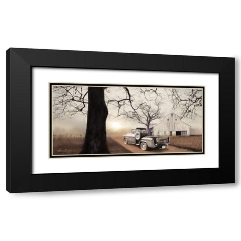 Millersburg Sunrise     Black Modern Wood Framed Art Print with Double Matting by Deiter, Lori