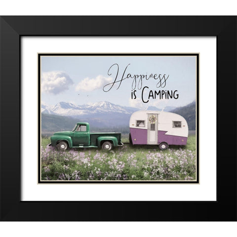 Spring Camping I    Black Modern Wood Framed Art Print with Double Matting by Deiter, Lori