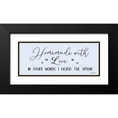 Homemade with Love Black Modern Wood Framed Art Print with Double Matting by Deiter, Lori