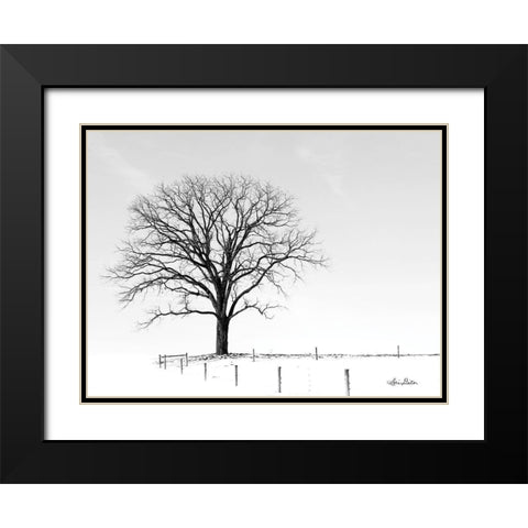 Bare Black Modern Wood Framed Art Print with Double Matting by Deiter, Lori