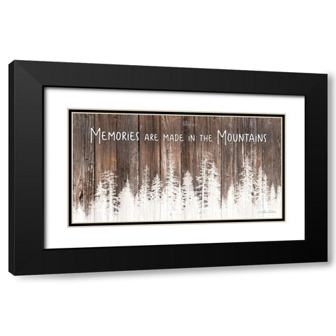Mountain Memories Black Modern Wood Framed Art Print with Double Matting by Deiter, Lori