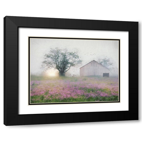 Summer Sunrise Black Modern Wood Framed Art Print with Double Matting by Deiter, Lori