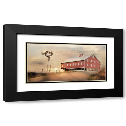 Here Comes the Sun Black Modern Wood Framed Art Print with Double Matting by Deiter, Lori