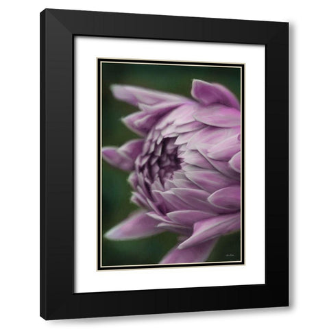 Open Your Heart Black Modern Wood Framed Art Print with Double Matting by Deiter, Lori