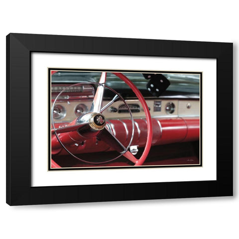 1955 Buick Supra Black Modern Wood Framed Art Print with Double Matting by Deiter, Lori