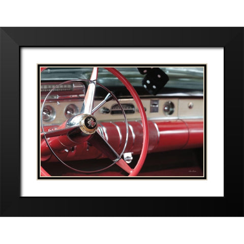 1955 Buick Supra Black Modern Wood Framed Art Print with Double Matting by Deiter, Lori