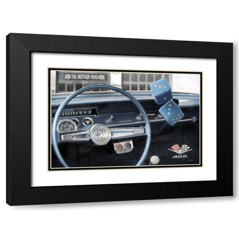 Shes Real Fine Black Modern Wood Framed Art Print with Double Matting by Deiter, Lori