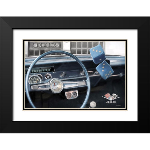 Shes Real Fine Black Modern Wood Framed Art Print with Double Matting by Deiter, Lori