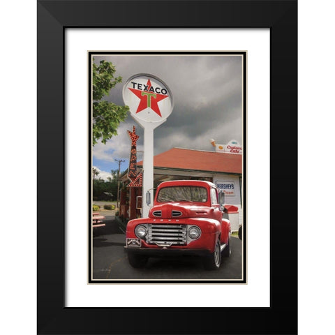 Old Guys Rule Black Modern Wood Framed Art Print with Double Matting by Deiter, Lori