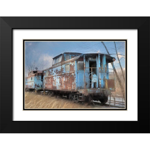 The Dalmatia Run Black Modern Wood Framed Art Print with Double Matting by Deiter, Lori