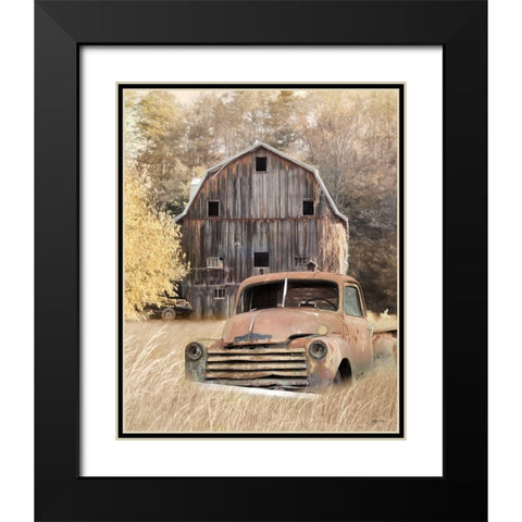 New Stuff Doesnt Have Character Black Modern Wood Framed Art Print with Double Matting by Deiter, Lori