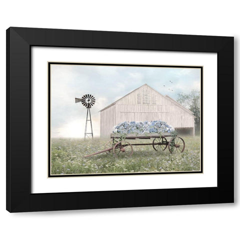 Unfolding Beauty      Black Modern Wood Framed Art Print with Double Matting by Deiter, Lori