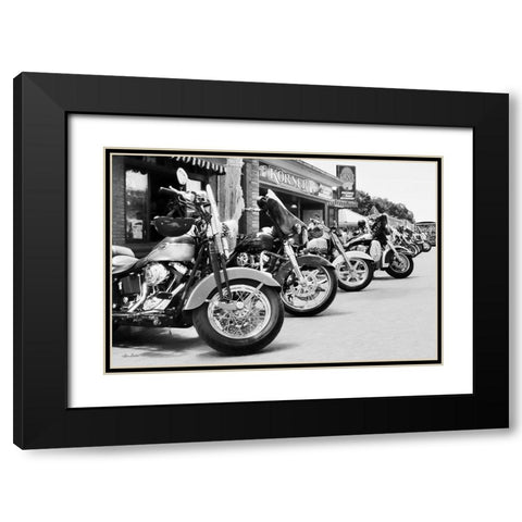 Bike Week   Black Modern Wood Framed Art Print with Double Matting by Deiter, Lori