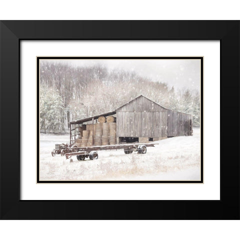 The Farmers Harvest Black Modern Wood Framed Art Print with Double Matting by Deiter, Lori