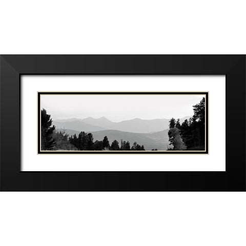 Arapaho National Forest   Black Modern Wood Framed Art Print with Double Matting by Deiter, Lori